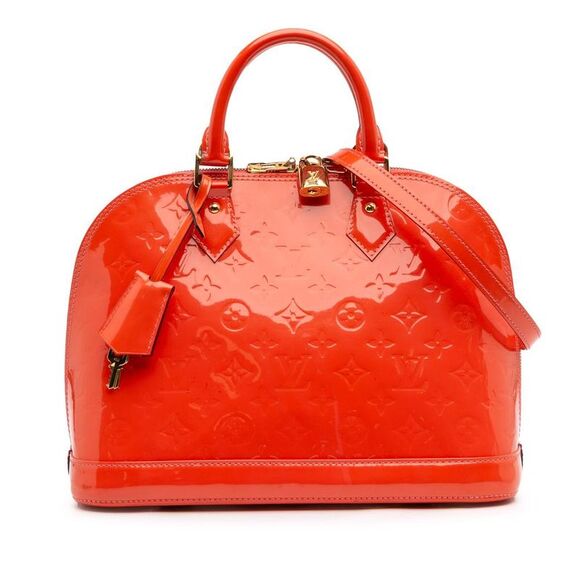 Pre Loved louis vuitton Women Orange Satchel - Picture 1 of 8